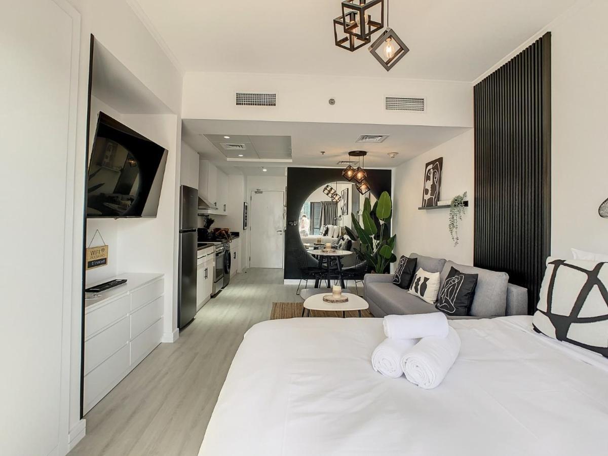 Luxury Modern Studio In Jlt With Amazing View & Rooftop Pool - Sleeps 3 Dubaj Exteriér fotografie