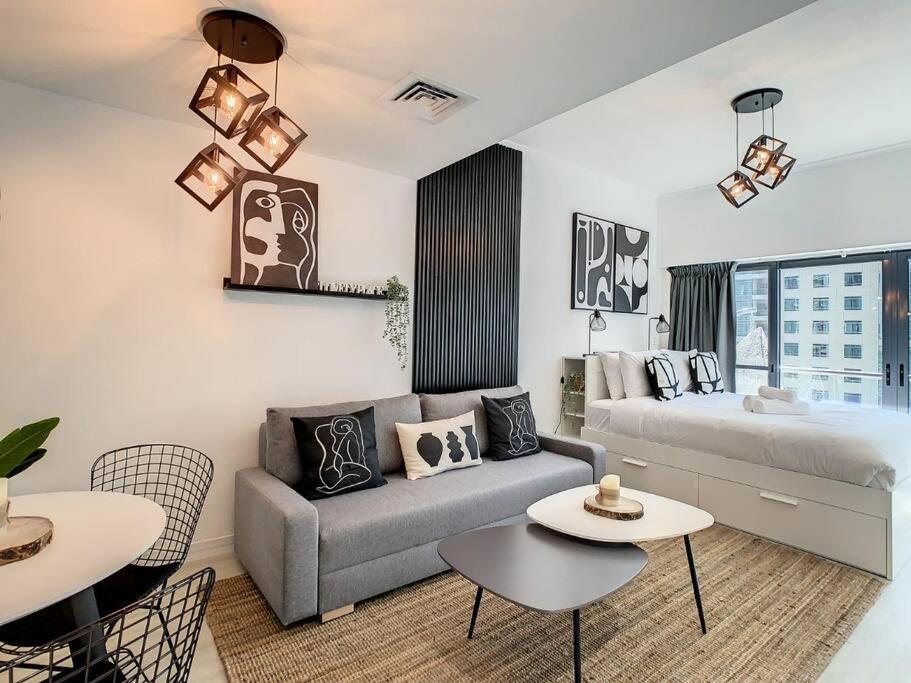Luxury Modern Studio In Jlt With Amazing View & Rooftop Pool - Sleeps 3 Dubaj Exteriér fotografie