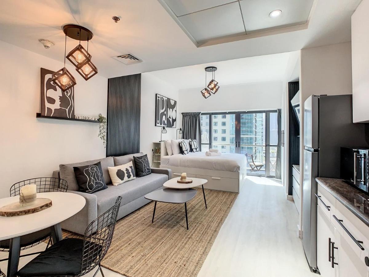 Luxury Modern Studio In Jlt With Amazing View & Rooftop Pool - Sleeps 3 Dubaj Exteriér fotografie